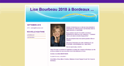 Desktop Screenshot of lisebourbeau.ecoutetoncorps.fr