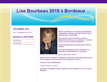 Tablet Screenshot of lisebourbeau.ecoutetoncorps.fr