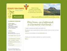 Tablet Screenshot of clermont.ecoutetoncorps.fr